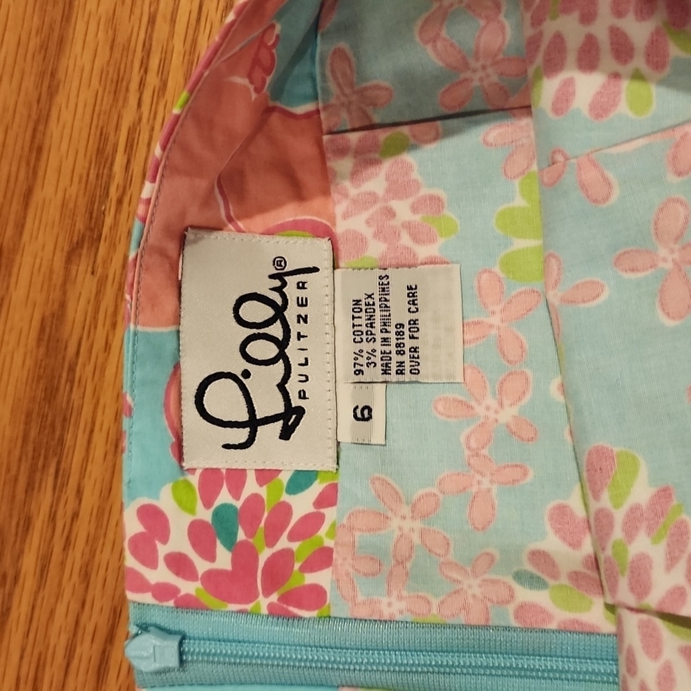 Lilly Pulitzer White Label Pink Elefrance Skort - Picture 6 of 11